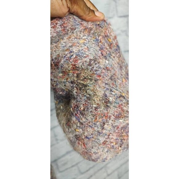 ROOTS Womens Pullover Sweater Multicolor Wool Blend Space Dye Long Sleeve Knit S - Picture 8 of 8